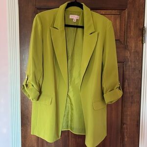 Philosophy Lime Green Women's Blazer Size Large